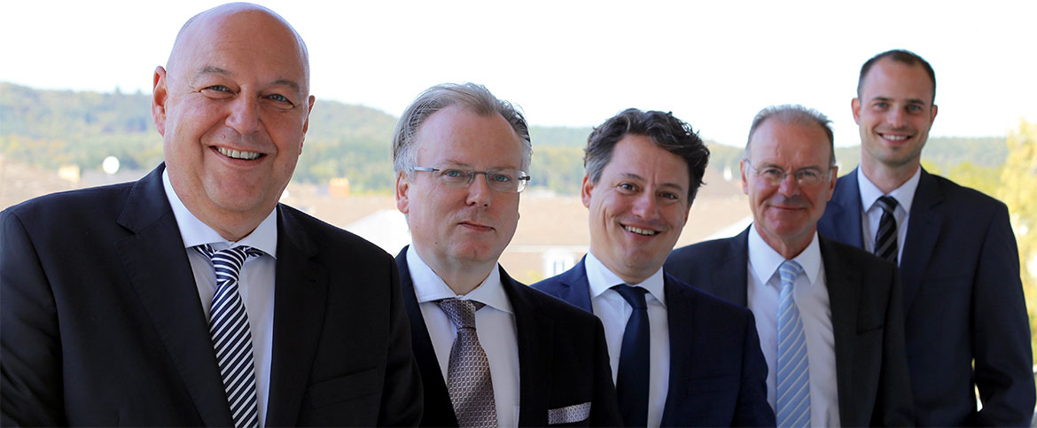von links nach rechts: Dr. Stefan Schatz, Guido Tuschke, Felix Orlowski, Dr. Werner Linden, Nico Schmitz